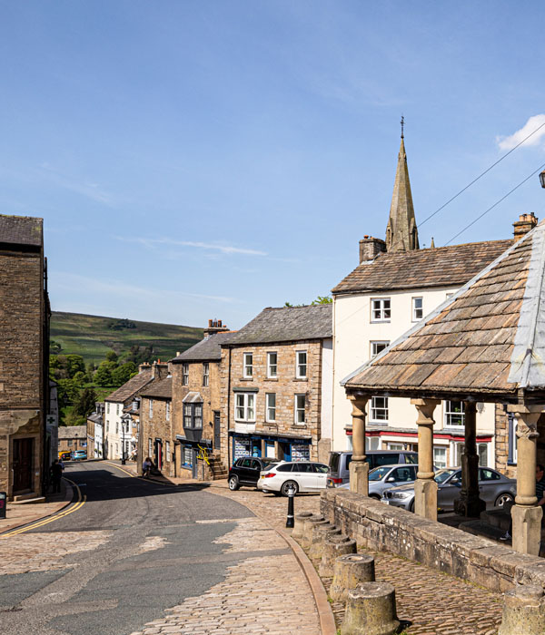 Town of Alston in Cumbria