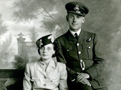 RAF F/Lt Raymond Keen and wife Irene